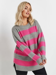 Yours Curve Black Drop Shoulder Jumper 2 Pack - Image 2 of 8