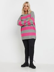 Yours Curve Black Drop Shoulder Jumper 2 Pack - Image 3 of 8