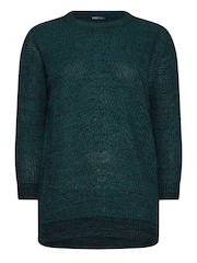 Yours Curve Green Essential Jumper - Image 5 of 5
