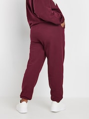 Yours Curve Red Appliqué Cuffed Joggers - Image 3 of 5