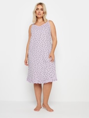 Yours Curve Random Heart 100% Cotton Chemises 2 Pack - Imagen 5 de 8