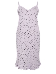 Yours Curve Random Heart 100% Cotton Chemises 2 Pack - Imagen 7 de 8
