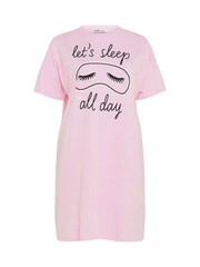 Yours Curve Eyemask Sleep 100% Cotton T-Shirts 2 Pack - Bild 8 von 8