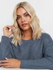 Yours Curve Black Essential Jumpers 2 Pack - Image 5 of 8
