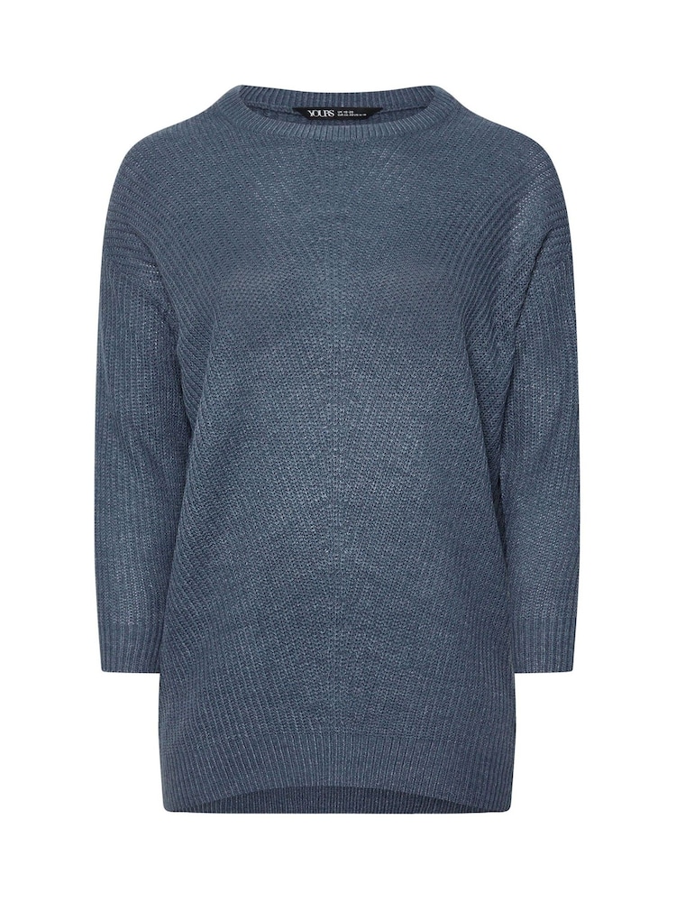 Yours Curve Black Essential Jumpers 2 Pack - Image 8 of 8