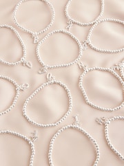 Silver Tone Initial Stretch Bracelet - Image 1 of 20