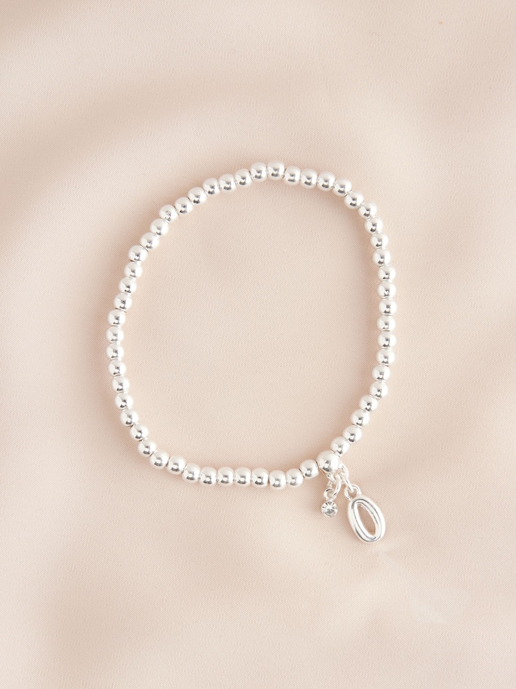 Nuanță argintie - Initial Mulați/Elastici Bracelet - Image 15 of 20