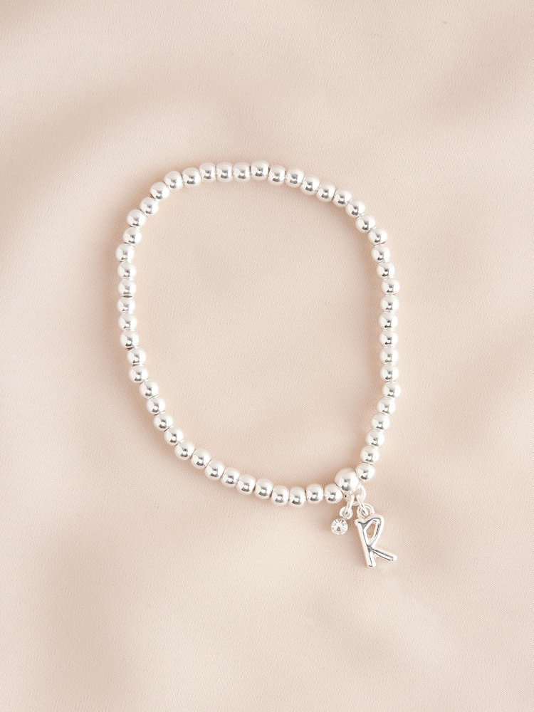 Nuanță argintie - Initial Mulați/Elastici Bracelet - Image 17 of 20