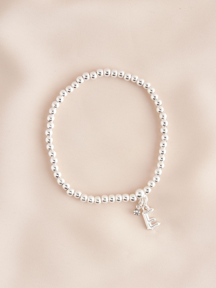 Nuanță argintie - Initial Mulați/Elastici Bracelet - Image 5 of 20