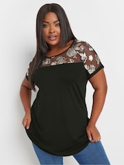 Yours Curve Top mit Folienprint - Bild 1 von 5