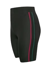 Yours Curve Black Side Stripe Active Shorts - Image 6 of 6