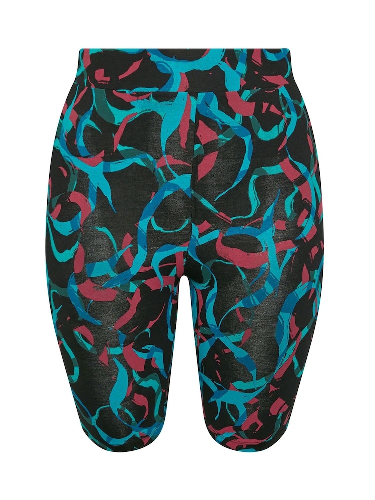Pantalones cortos deportivos con diseño de remolinos de Yours Curve - Imagen 5 de 5