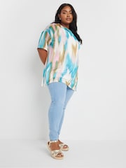Yours Curve White Oversized Mesh Top - Image 2 of 5