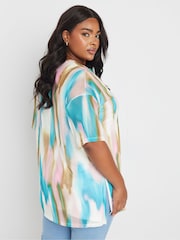Yours Curve White Oversized Mesh Top - Image 3 of 5