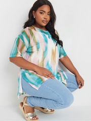 Yours Curve White Oversized Mesh Top - Image 4 of 5