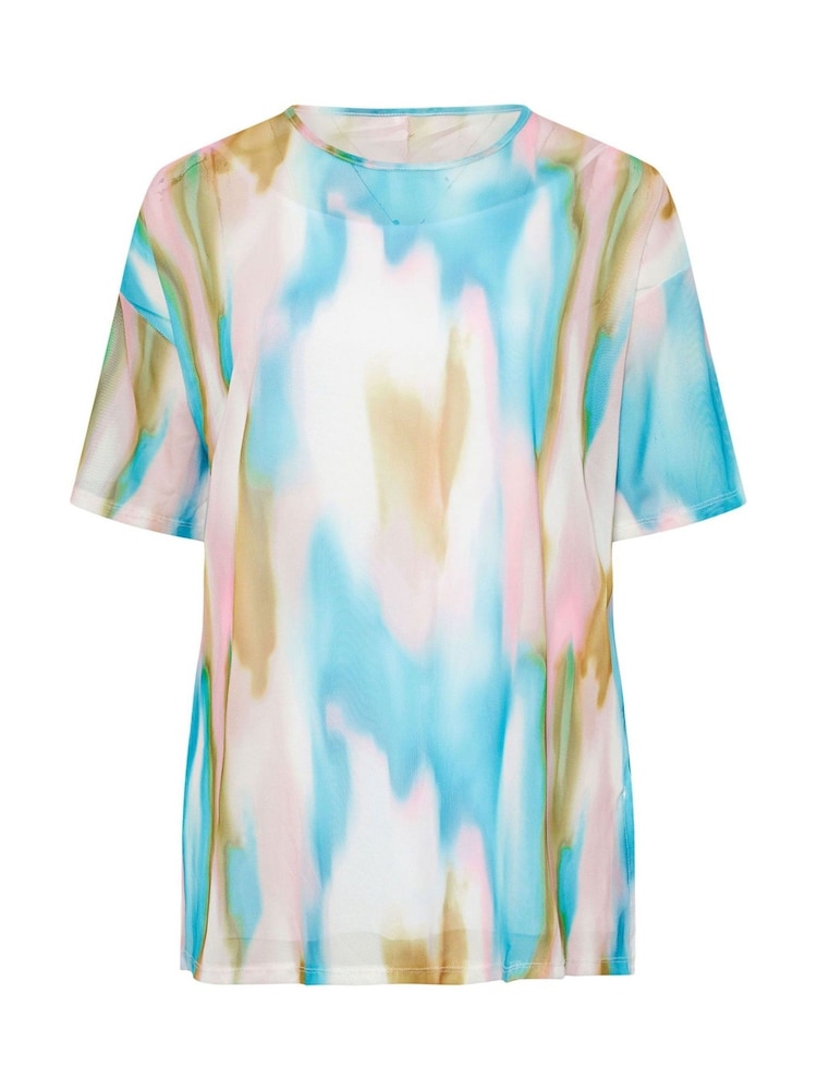 Yours Curve White Oversized Mesh Top - Image 5 of 5