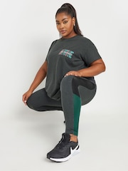 Yours Curve Grey Be Yourself Active Top - Image 1 of 4