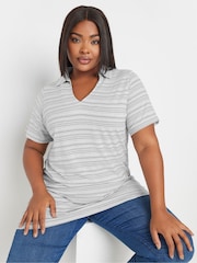 Polo a rayas de Yours Curve - Imagen 1 de 6
