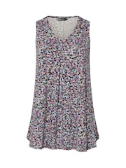 Yours Curve Black Swing Vest Top - Image 5 of 5