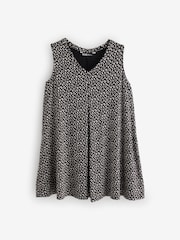 Yours Curve Black Swing Vest Top - Image 5 of 6
