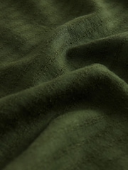 Khaki Green Lined Short Sleeve Dress - Image 2 of 3