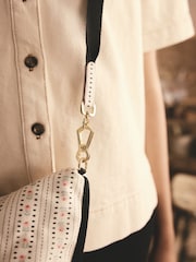 Cath Kidston Rose Stripe Trapezium Cross Body Bag - Image 2 of 8
