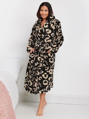 Long Tall Sally Black Fitted  Robe - Image 2 of 5
