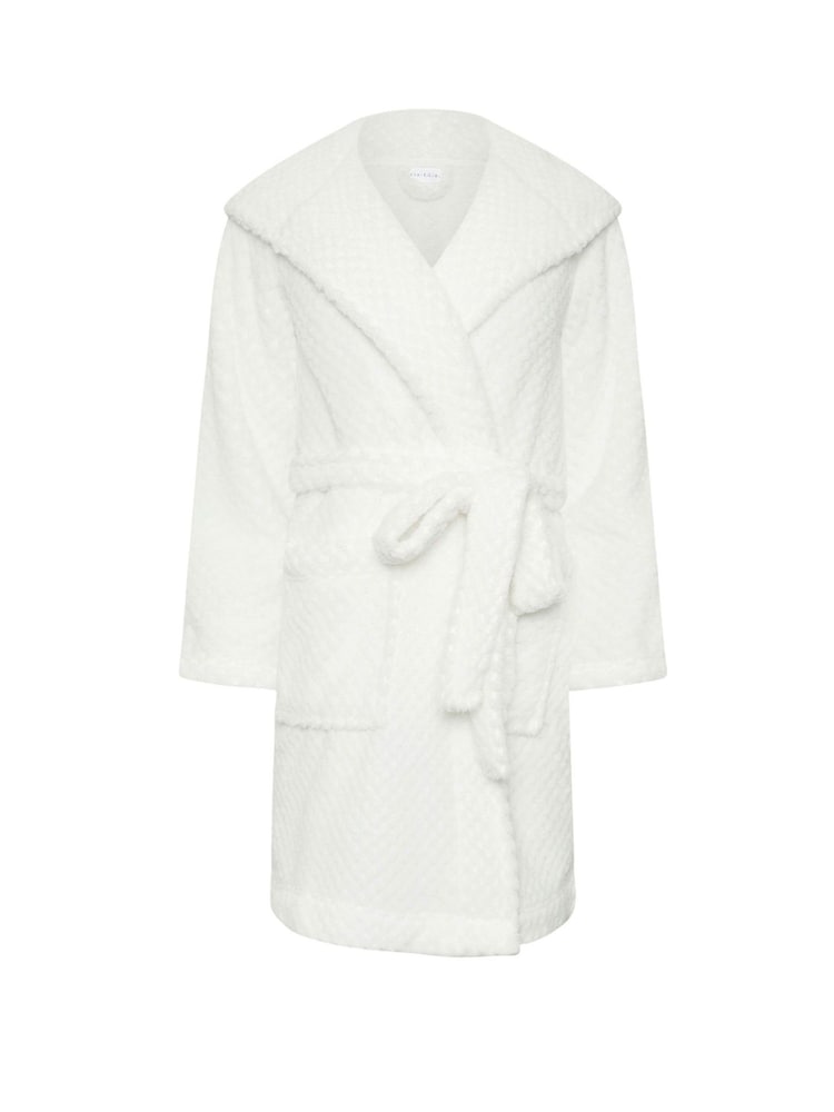 PixieGirl Petite Honeycomb Short Hooded Robe - Imagen 5 de 5