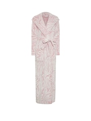 Long Tall Sally Pink Clipped Shawl Robe - Image 5 of 5