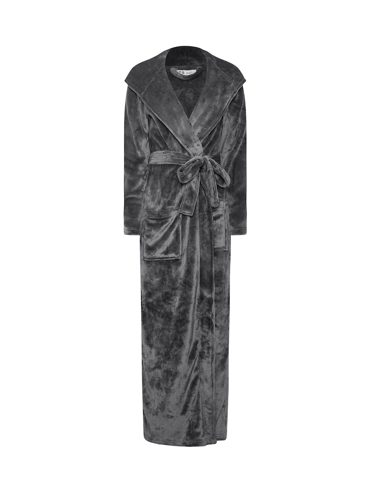 Gris - Long Tall Sally Hooded Maxi Robe - Imagen 9 de 9