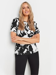 Top monocromático con estampado floral de Long Tall Sally - Imagen 1 de 5