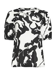 Top monocromático con estampado floral de Long Tall Sally - Imagen 5 de 5