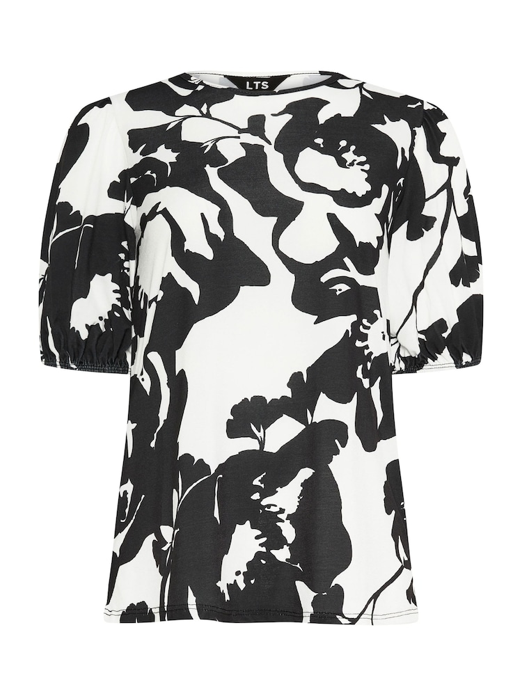 Top monocromático con estampado floral de Long Tall Sally - Imagen 5 de 5