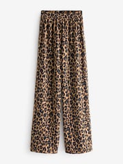 Long Tall Sally Natural Leopard Print Trousers - Image 7 of 7