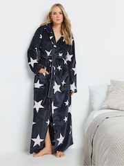 Azul - Long Tall Sally Hooded Maxi Robe - Imagen 1 de 5