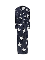 Azul - Long Tall Sally Hooded Maxi Robe - Imagen 5 de 5