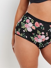 Yours Curve Pink Full Briefs 5 Pack With Stretch - Image 4 of 5