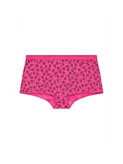 Yours Curve Pink Shorts 5 Pack With Stretch - Image 6 of 9