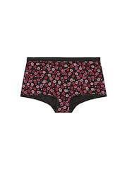 Yours Curve Pink Shorts 5 Pack With Stretch - Image 8 of 9