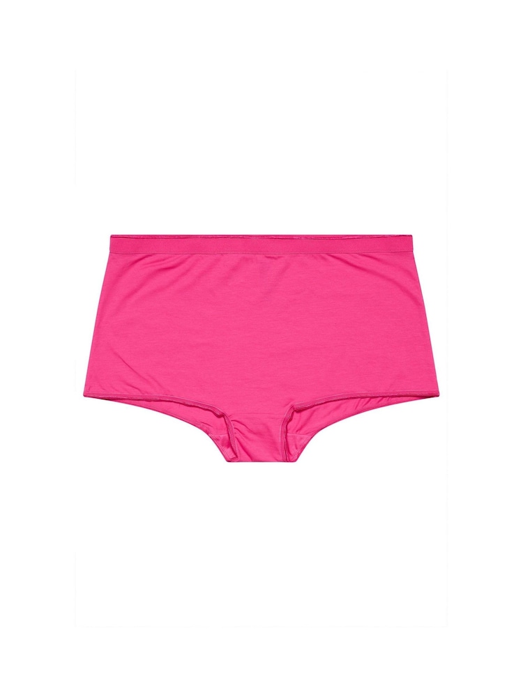 Yours Curve Pink Shorts 5 Pack With Stretch - Image 9 of 9