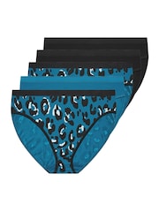 Набор из трусов с высоким вырезом бедра Yours Curve 5 - Image 5 of 8