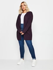 Yours Curve Purple Cardigan - Image 3 of 5