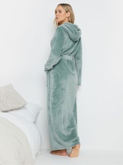 Verde - Long Tall Sally Hooded Maxi Robe - Imagen 2 de 5