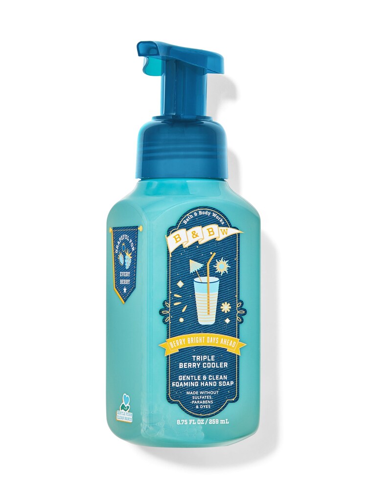 Bath & Body Works Triple Berry Cooler Gentle & Clean Foaming Hand Soap 8.75 fl oz / 259 mL - Image 1 of 1