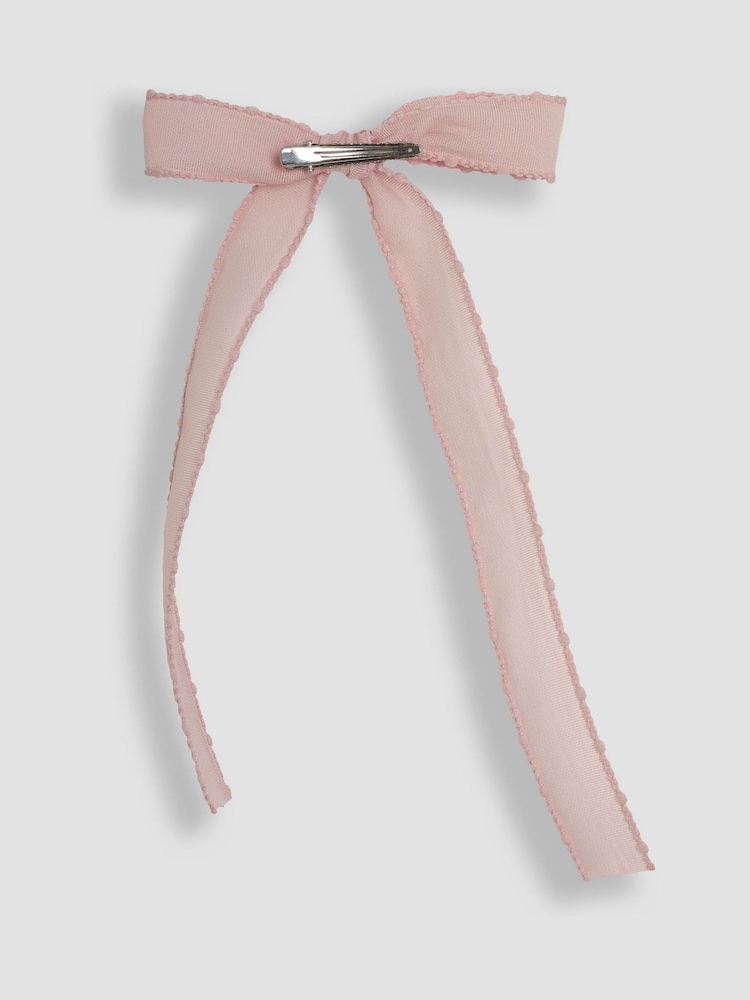 JoJo Maman Bébé Pink Bow Clip - Image 2 of 3