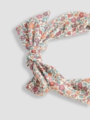 JoJo Maman Bébé Floral Floral Bow Headband - Image 2 of 3
