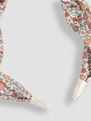 JoJo Maman Bébé Floral Floral Bow Headband - Image 3 of 3