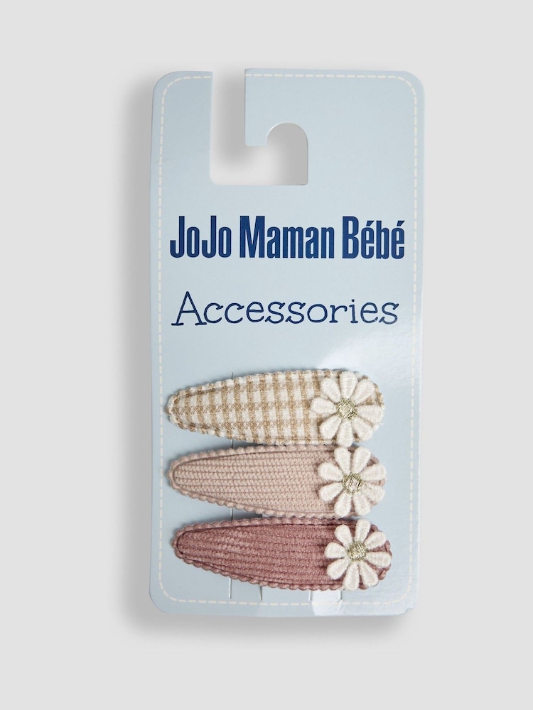 Jojo Maman Bébé Kvačkanje sponke 3 paket - Slika 2 iz 3