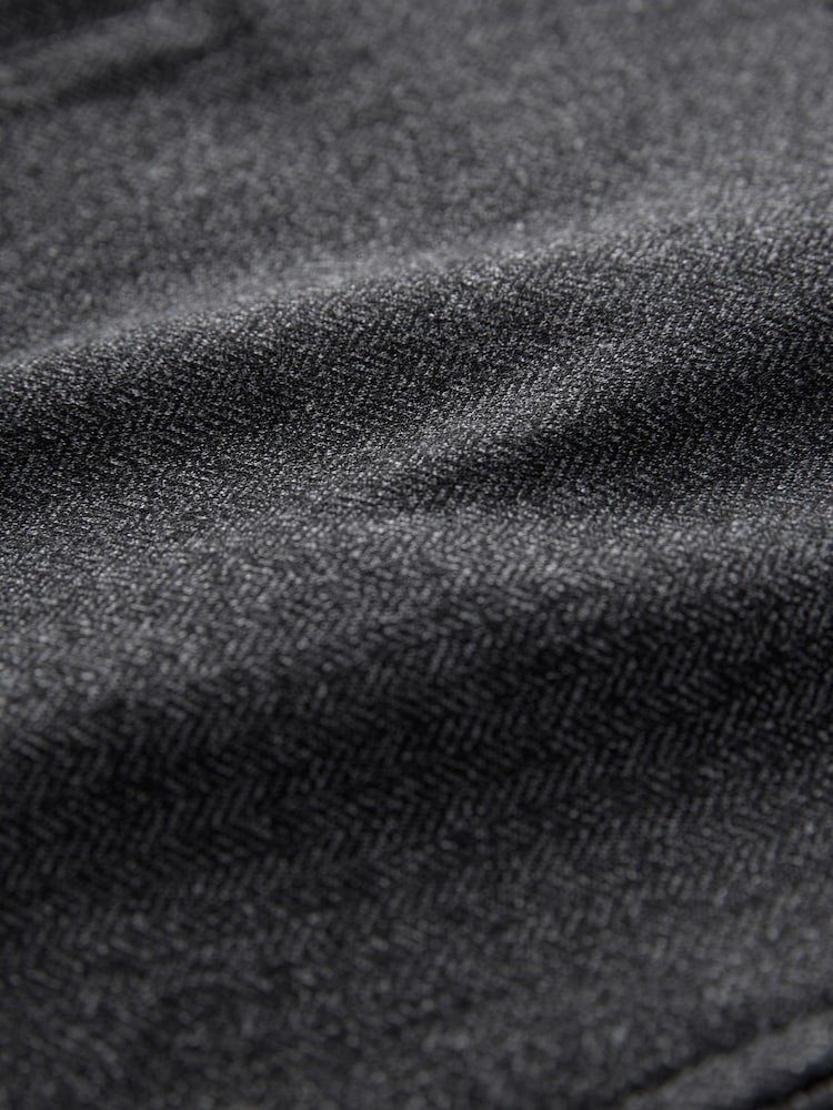 Charcoal Grey Jersey Shacket - Image 5 of 5