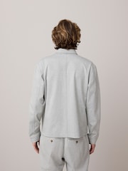 Grey Dogtooth Jersey Shacket - Image 4 of 9
